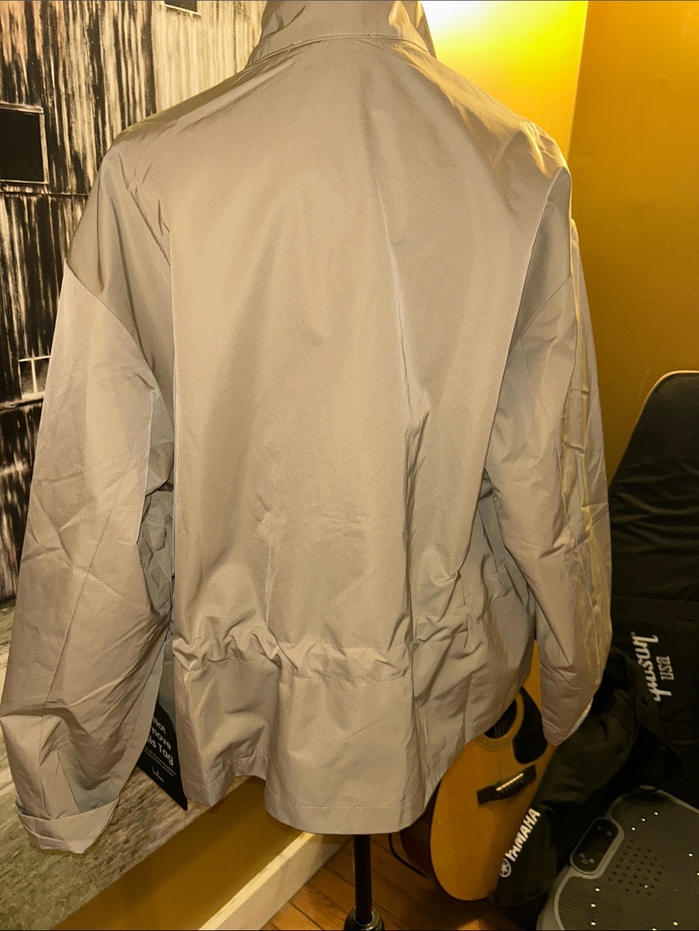 Lulu's Light Beige Trench Coat with Drawstring Waist - Picture 3 of 5